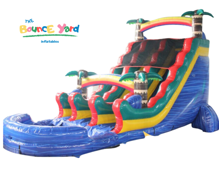 20ft Double Lane Paradise Slide Wet or Dry